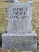 Sarah Jane <I>Wheeler</I> Payne