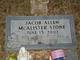 Jacob Allen McAlister Stone Photo