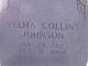  Velma Lorine <I>Collins</I> Johnson