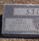  Nancy T. “Nannie” <I>Wood</I> Stone