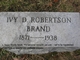  Ivy D. <I>Robertson</I> Brand