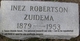  Ethel Inez <I>Robertson</I> Zuidema