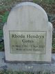  Rhoda <I>Hendryx</I> Gates