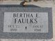  Bertha Evelyn <I>Wright</I> Faulks