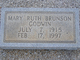  Mary Ruth <I>Brunson</I> Godwin