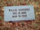  William H. “Willie” Sanders