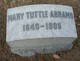  Mary <I>Tuttle</I> Abrams