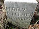  Mary Luther <I>Peery</I> Spangler