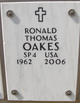  Ronald Thomas “Tommy” Oakes