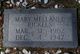  Mary Mellanee <I>Nail</I> Rickels