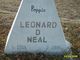  Leonard Dysert Neal Sr.