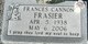  Frances <I>Cannon</I> Frasier