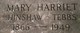  Mary Harriet “Hattie” <I>Gunn/Hinshaw</I> Tebbs