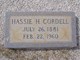  Hassie <I>Hewell</I> Cordell