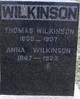  Anna <I>Slack</I> Wilkinson