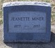  Jeanette <I>Kooken</I> Miner