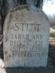  Sarah Ann <I>Wilson</I> Stitt