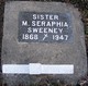 Sr Mary Seraphia (Margaret) Sweeney