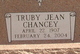  Truby Jean <I>Chancey</I> Coffman