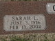  Sarah Lucille <I>Sterrett</I> Graham