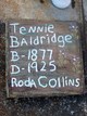 Profile photo:  Roda Tennessee “Tennie” <I>Collins</I> Baldridge