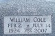  William Cole “Bill” Zink