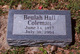 Beulah Lee Mapes Hall Coleman Photo