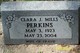  Clara J. <I>Mills</I> Perkins
