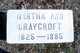  Martha Ann <I>Audd</I> Craycroft