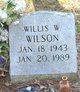  Willis Wilmer Wilson