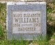  Mary Elizabeth Williams