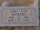  James Alvin Sanders
