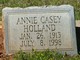 Annie Lee <I>Casey</I> Holland