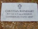 Pvt Christian Rhinehart