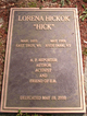  Lorena Alice “Hick” Hickok