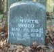  Myrtle “Myrtie” <I>Beasley</I> Wood