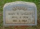  Mary <I>Wills</I> Tingler