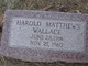  Harold Matthews Wallace
