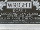  Rose Irene <I>Geiss</I> Schlacter Wright