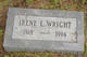  Irene Lenora <I>Ives</I> Wright