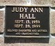  Judy Ann Hall