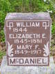  Elizabeth E <I>Hulbert</I> McDaniel