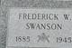  Fredrick W. Swanson