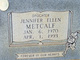  Jennifer Ellen Metcalf