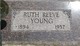  Ruth <I>Reeve</I> Young