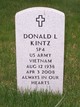 SP4 Donald L Kintz