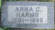  Anna C. Harms