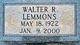  Walter Ray Lemmons