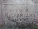  Effie B. MacFarland