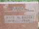  Jesse Henry Rader